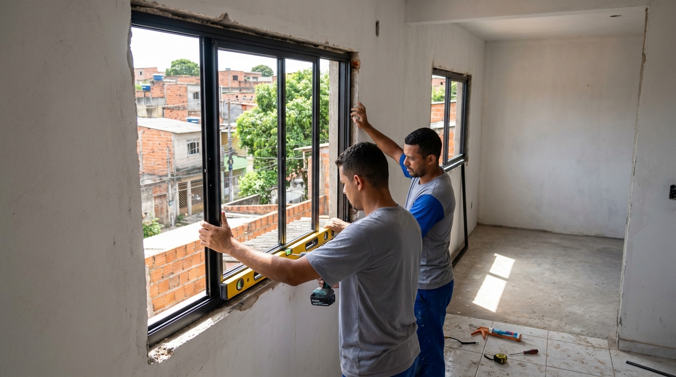 Produção de Portas e Janelas em Cascavel‑PR